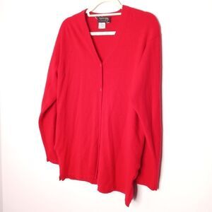 Country shop red cashmere sweater